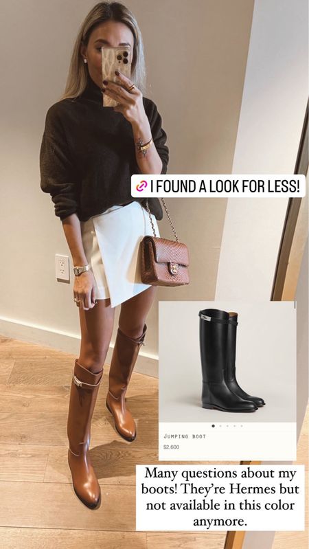 My Hermes boots are amazing but it is a little pricey! I found one that’s exactly the look but wow, the price is amazing! So worth buying especially for the season! Look for less look. #LTKholiday #LTKshoecrush #LTKstyletip #LTKseasonal

#LTKshoecrush #LTKSeasonal #LTKHoliday