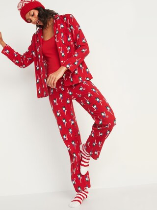 Patterned Flannel Pajama Set for Women | Old Navy (US)