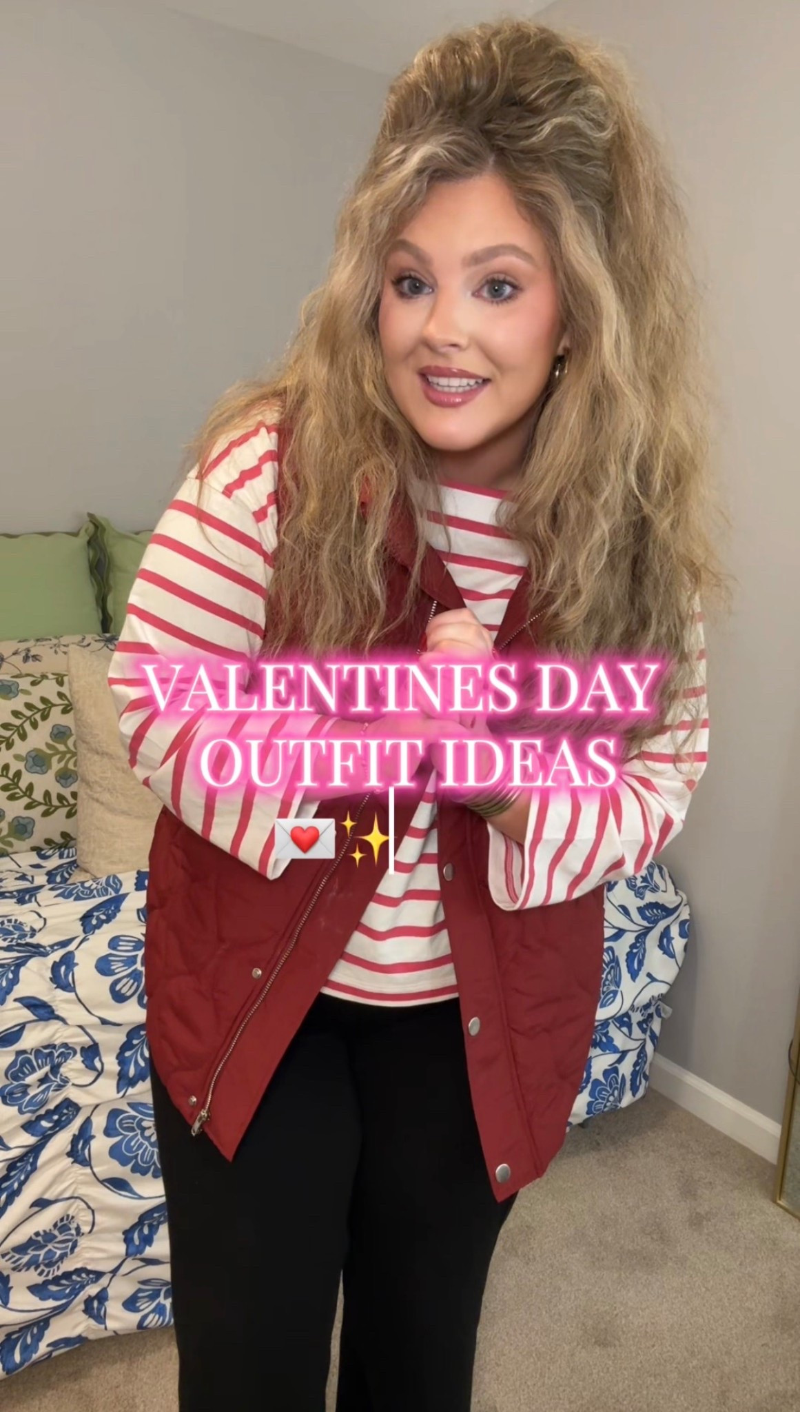 Always taking the excuse to wear red + pink 💌💕✨