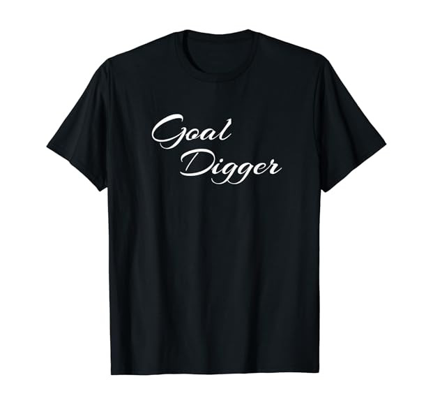 Goal Digger Women's Shirt Motivational T-shirt Entrepreneur | Amazon (US)