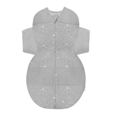 Happiest Baby SNOO Sack Swaddle Wrap - Gray Melange with Stars - M | Target