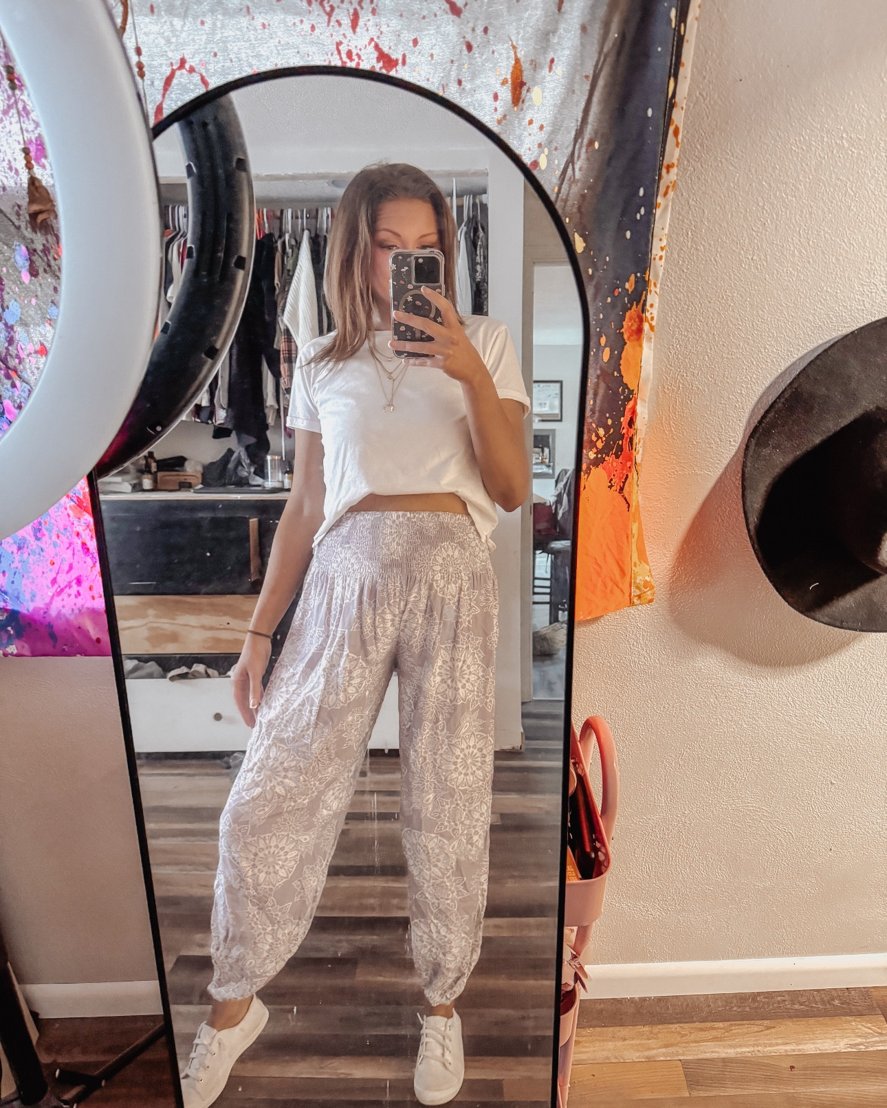summer harem pants outfit