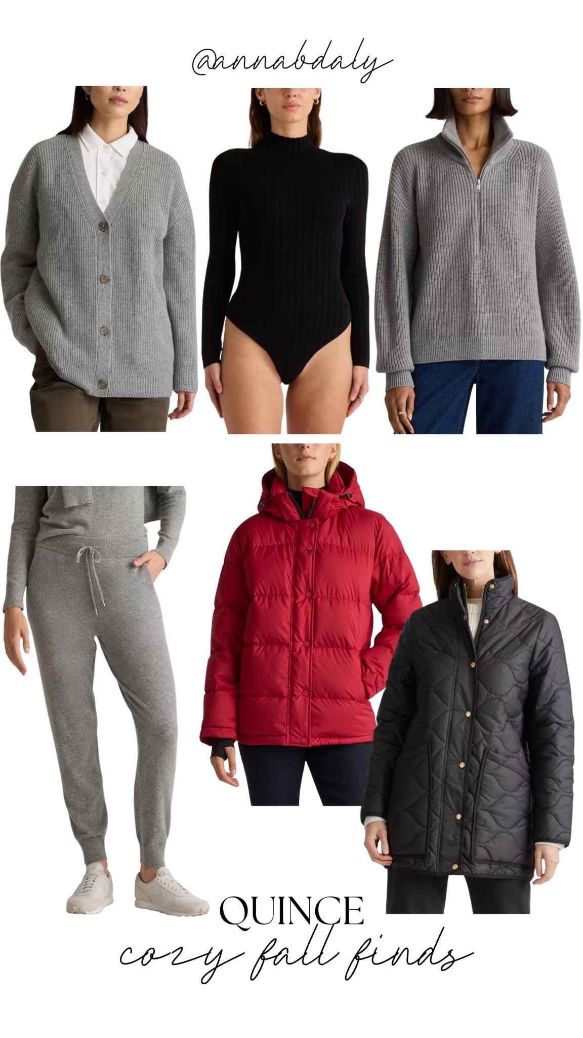 Give me all the cozy fall outfits. From soft knits to easy layers, I’m living for pieces that feel comfy but still look cute enough to run out the door in.@onequince #quincepartner 


#LTKStyleTip #LTKSeasonal