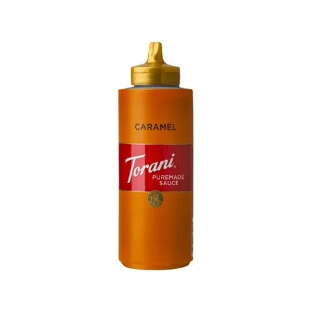 Torani Puremade Caramel Sauce, Authentic Coffeehouse Sauce and Dessert Topping, Plastic Squeeze Bottle, 16.5 oz | Walmart (US)