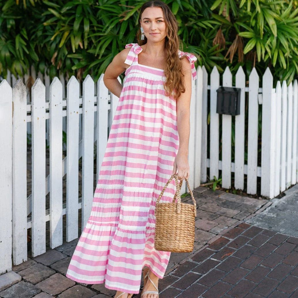 Duval Stripe Florence Dress | Sunshine Tienda