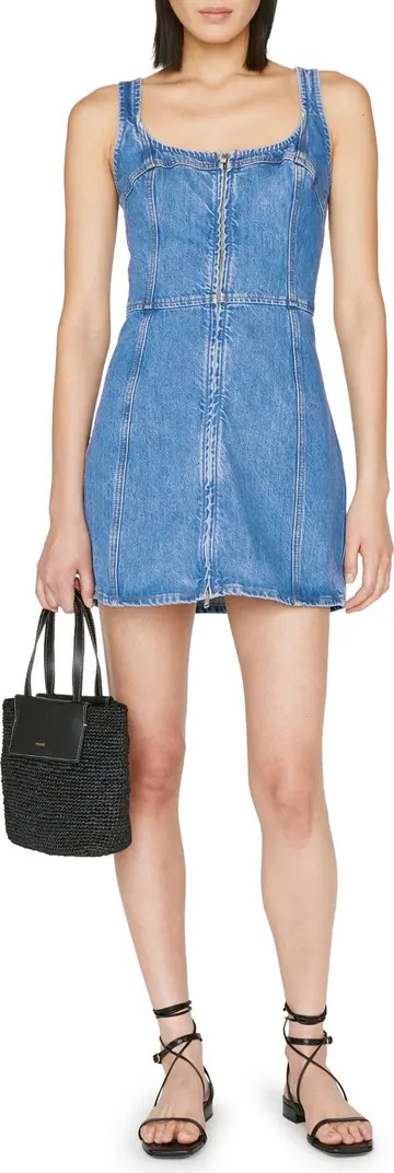 Bustier Denim Minidress | Nordstrom