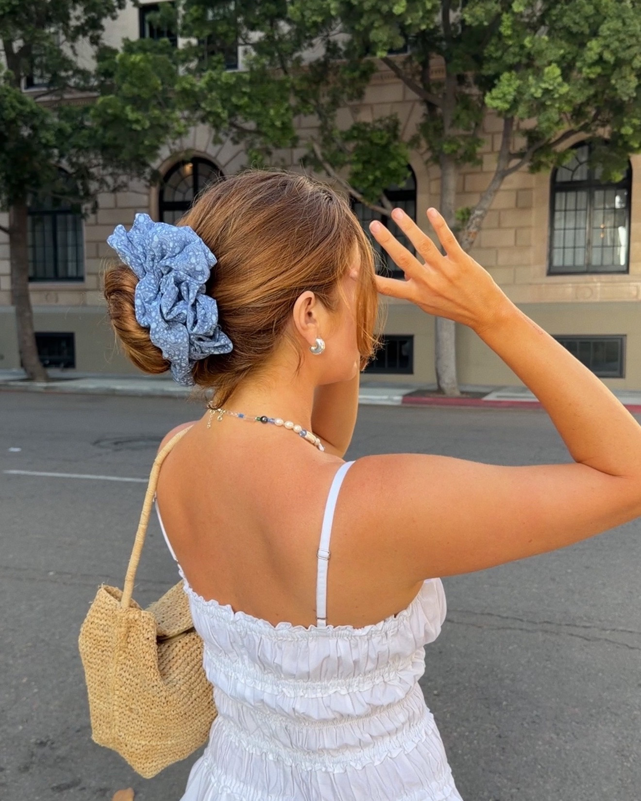 Scrunchie is from Hill House x Wet Collab!