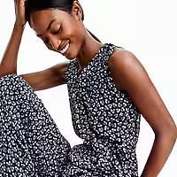 Point Sur sparkle jumpsuit in indigo floral | J.Crew Canada