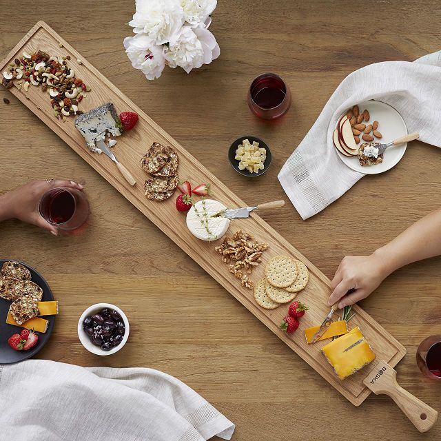 Table Grazing Extra Long Cheese Board | UncommonGoods