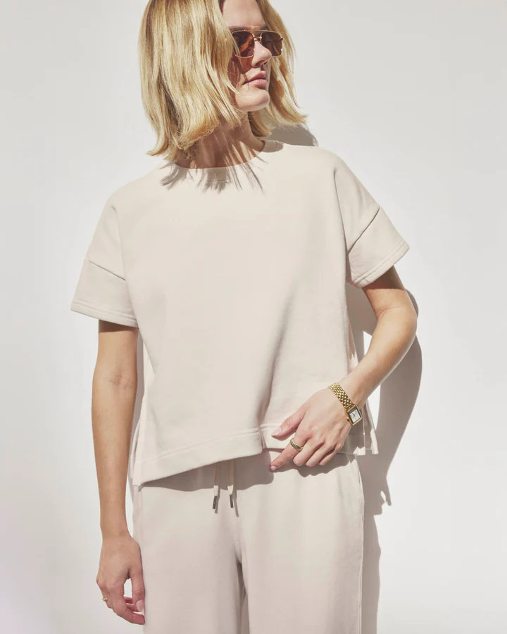 Laguna Lounge Short Sleeve Crewneck | Splendid