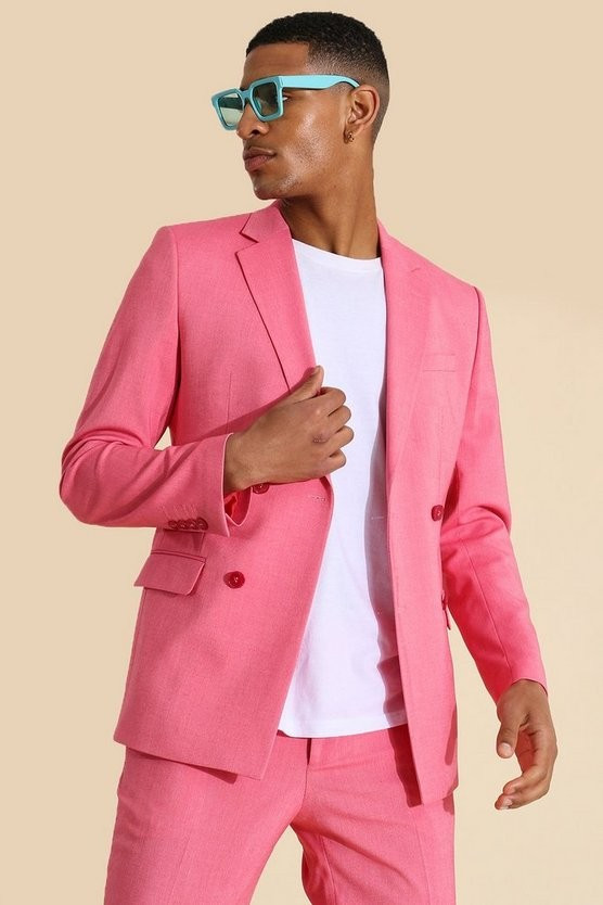 Super Skinny Pink Suit | Boohoo.com (US & CA)