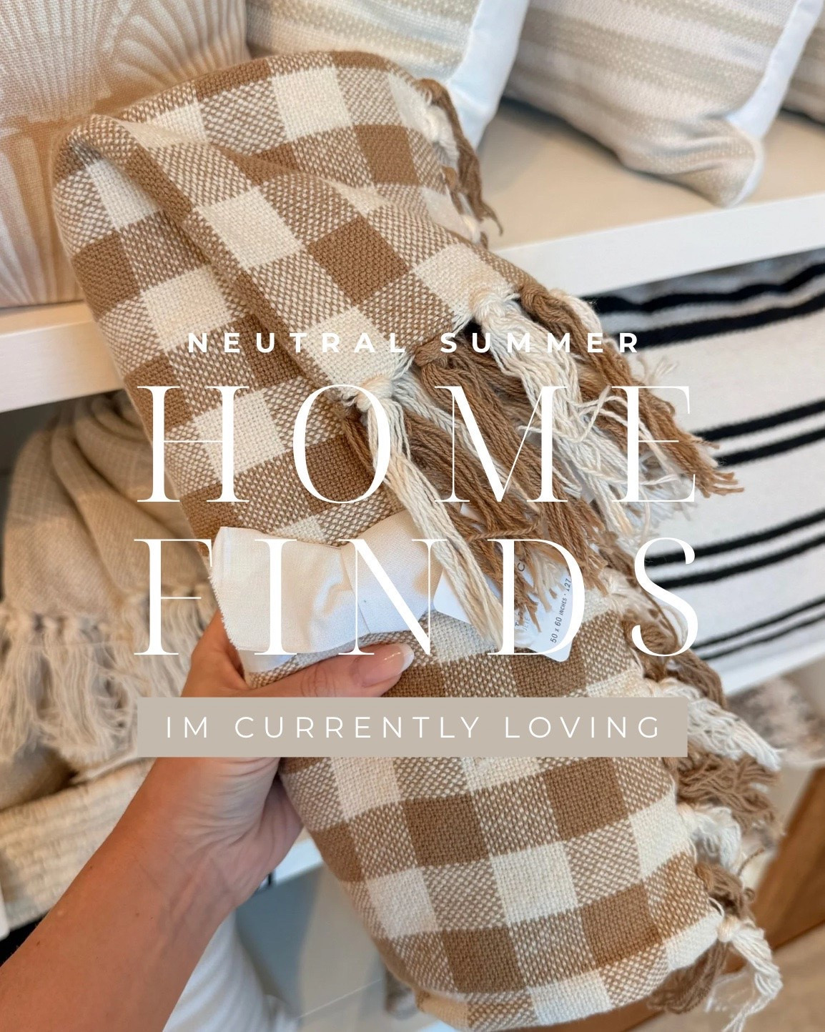 Pottery Barn neutral summer home finds 🐚

Coastal home decor, shell dinnerware, summer home decor, summer decor, gingham throw blanket, summer florals, shell vase filler

#LTKHome

#LTKHome
