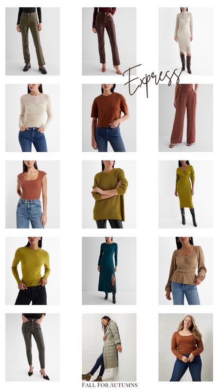 Express cyber Monday sale for autumns, lime, chartreuse, off white, beige, gold, chestnut, warm colors, workwear, sweaters, work pants, lace dress, kingfisher, true autumn, color analysis, hocautumn, gift guide, leather pants, rust, long puffer coat

#LTKCyberWeek #LTKfindsunder100 #LTKworkwear