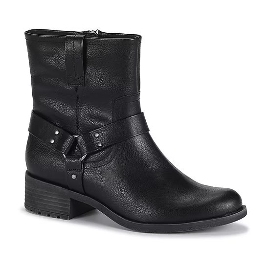 Frye and Co. Womens Elodie Stacked Heel Motorcycle Boots | JCPenney