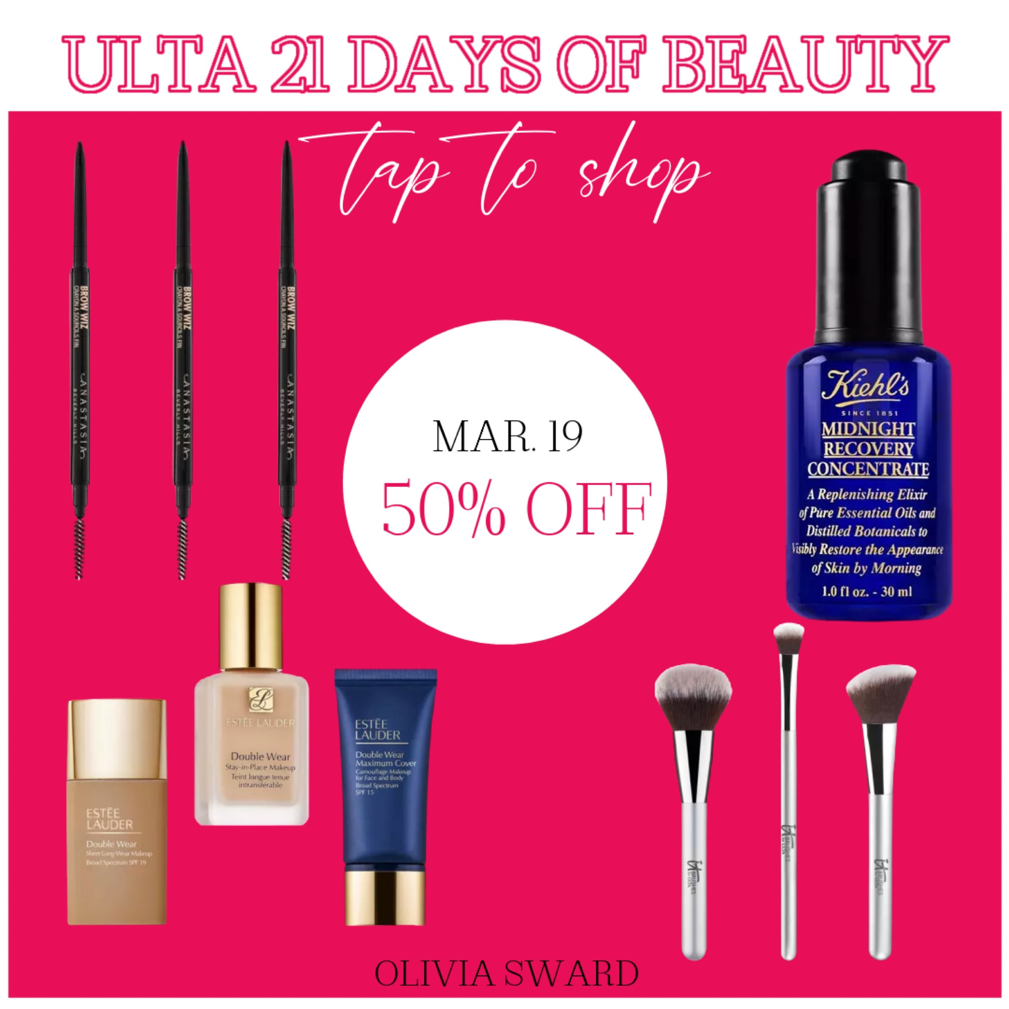 Ulta 21 days of beauty sale! 

#sale #ulta #ultasale #skincare #makeup #21daysofbeauty 

#LTKFind #LTKsalealert #LTKbeauty