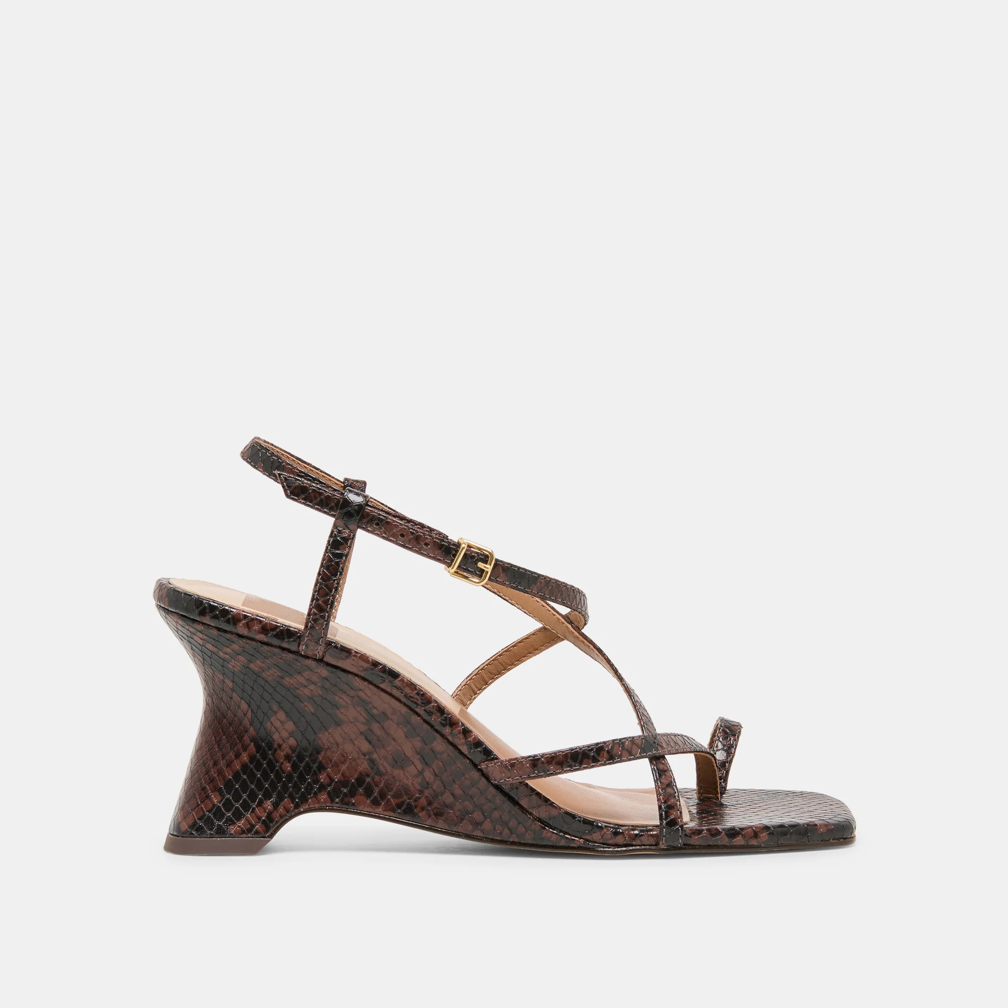 Aylee Java Embossed Leather Wedges | Dolce Vita | DolceVita.com