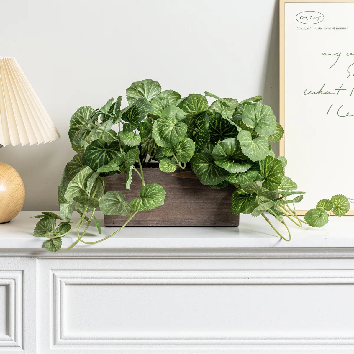 Fake Begonia Leafy Vine Artificial Plant in Pot | Wayfair North America