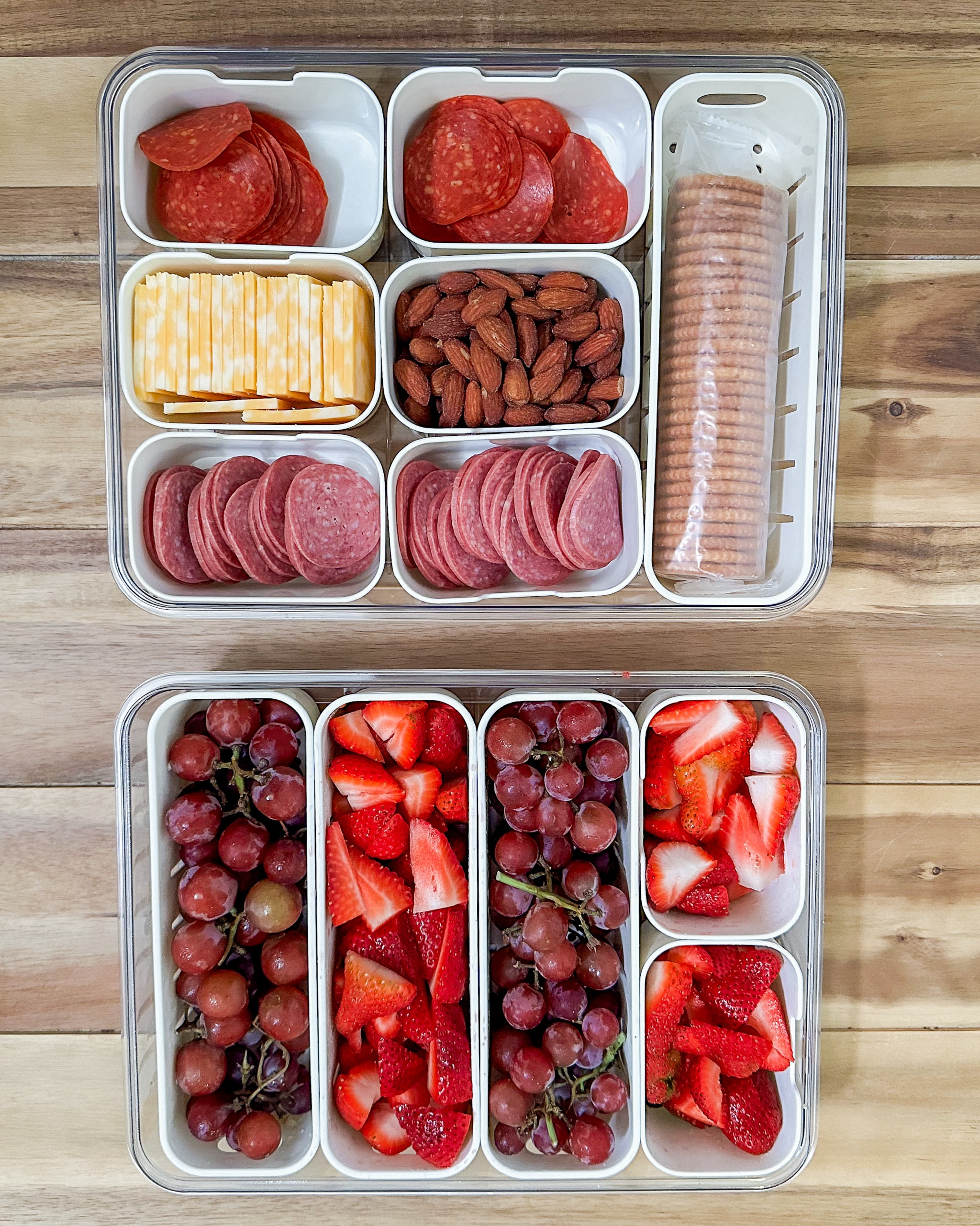 Take healthier snacks to the beach with these snack boxes! Throw the divided serving trays in a cooler or backpack cooler and enjoy a day at the beach! 

#LTKSeasonal #LTKKids #LTKFamily