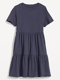 EveryWear Slub-Knit Tiered Mini T-Shirt Swing Dress for Women | Old Navy (US)