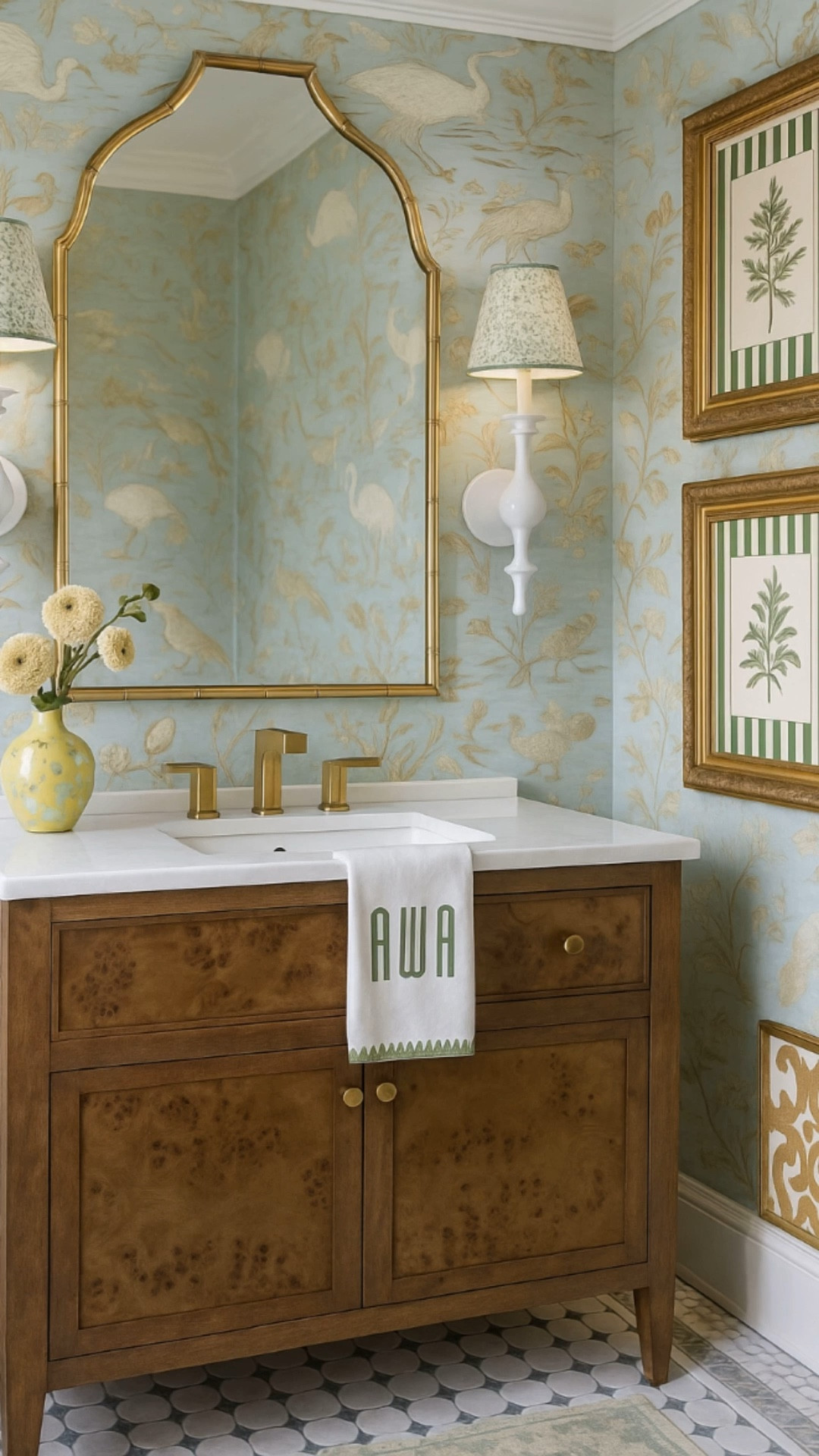 A fun powder bath design! 

#LTKHome #LTKStyleTip #LTKSaleAlert