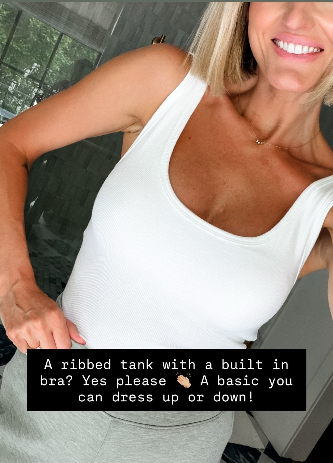 This bra free tank is a closet must have 👏🏼 wearing S.

Loverly Grey, bra free tank, white ribbed tank, closet staples, wardrobe staples

#LTKootd #LTKSeasonal