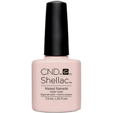 CND Shellac Gel Nail Polish Naked Naivete 0.25 Fl Oz | Walmart (US)