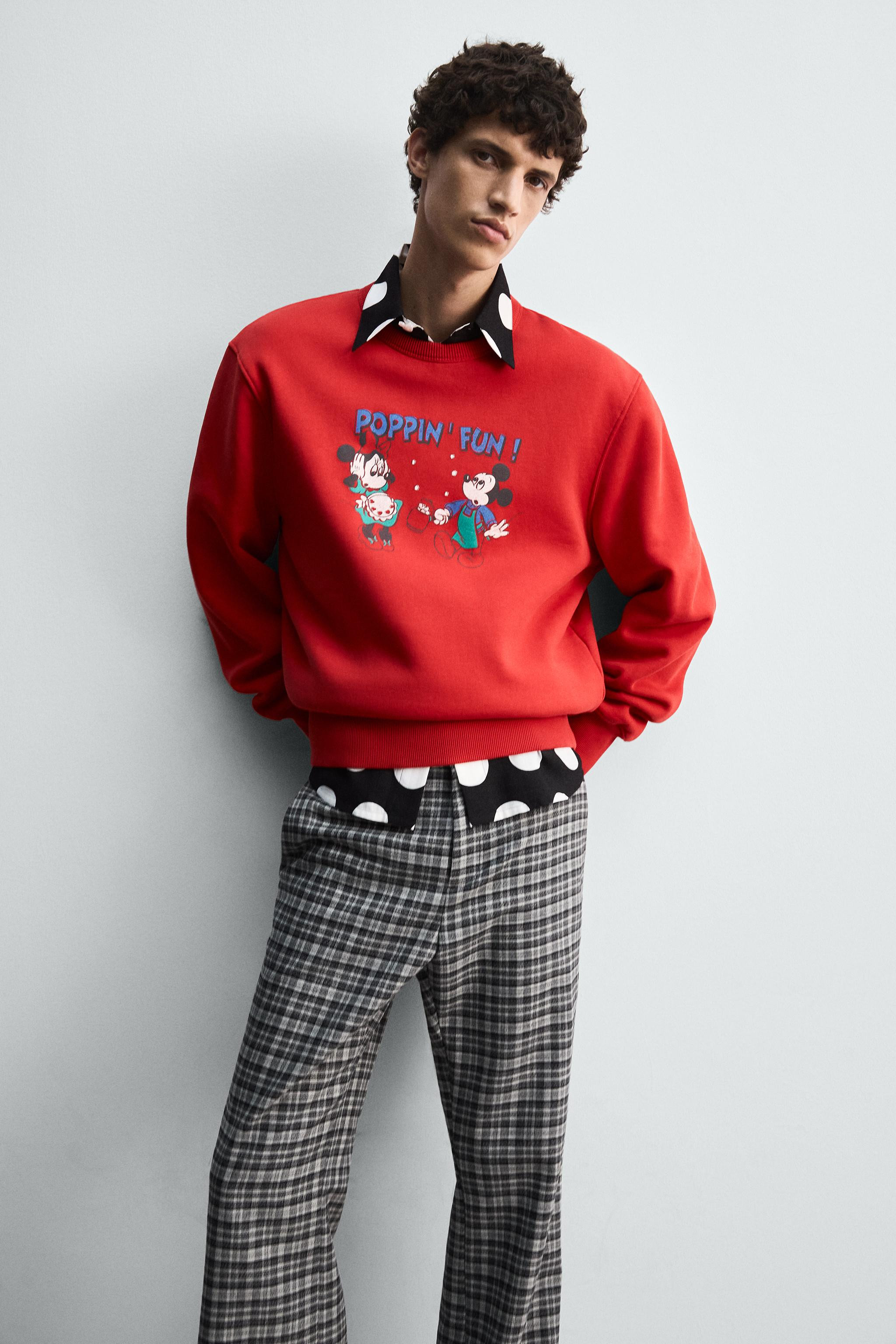 MINNIE + MICKEY SWEATSHIRT HARRY LAMBERT FOR ZARA X DISNEY | Zara US