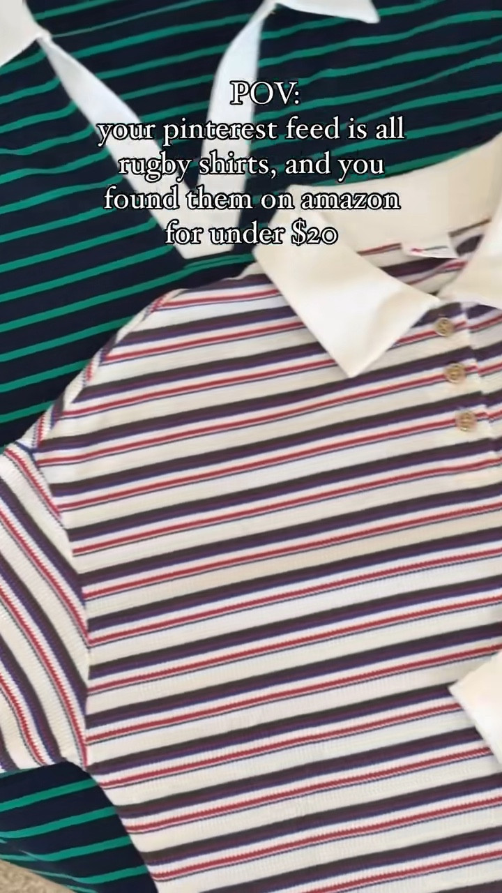 One of my favorite fall fashion trends right now is rugby shirts! Amazon has so many cute affordable options!

#LTKStyleTip #LTKFindsUnder50 #LTKSeasonal