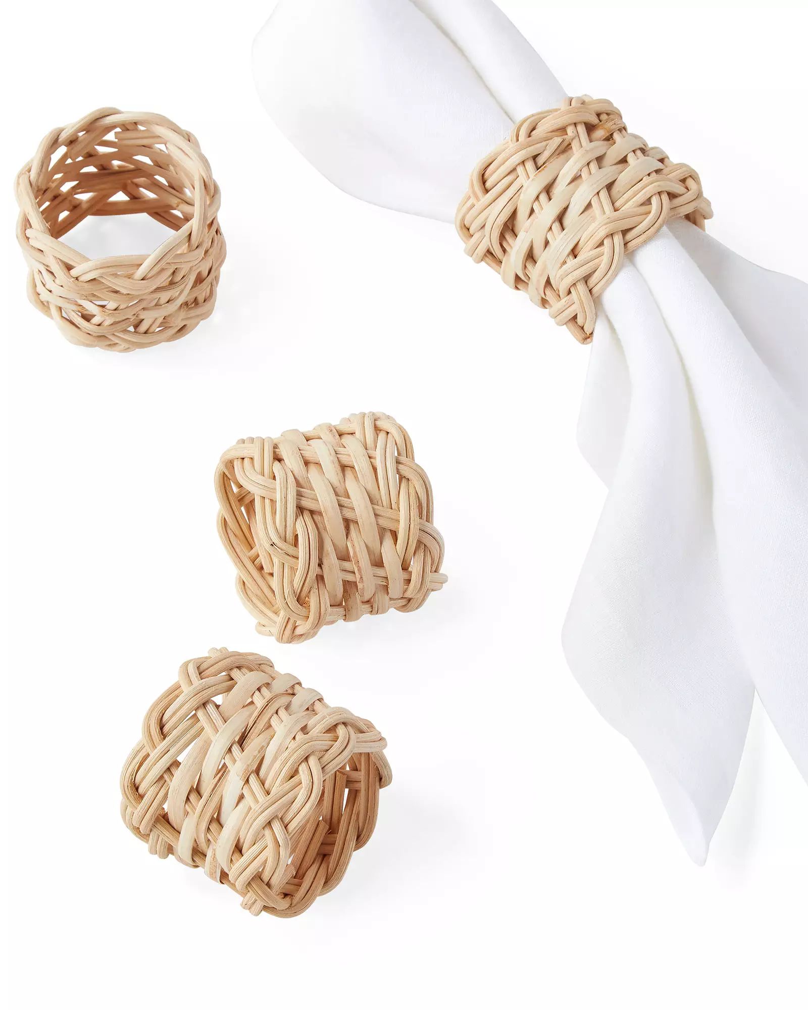 Wicker Napkin Ring (Set of 4) | Serena and Lily