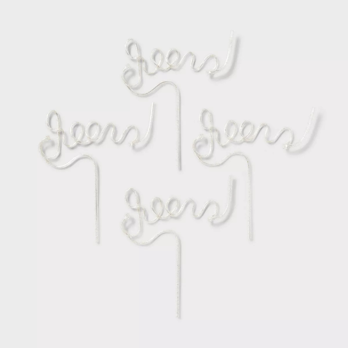4ct New Years Eve Cheers Straws - Spritz™ | Target