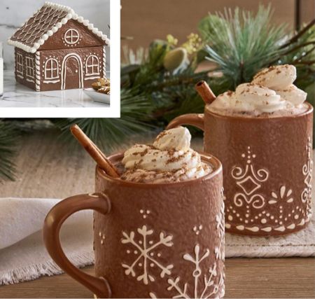 Gingerbread Cookie Jar
Gingerbread Mugs
Christmas is Coming
Christmas 
PotteryBarn

#LTKhome #LTKstyletip #LTKHoliday