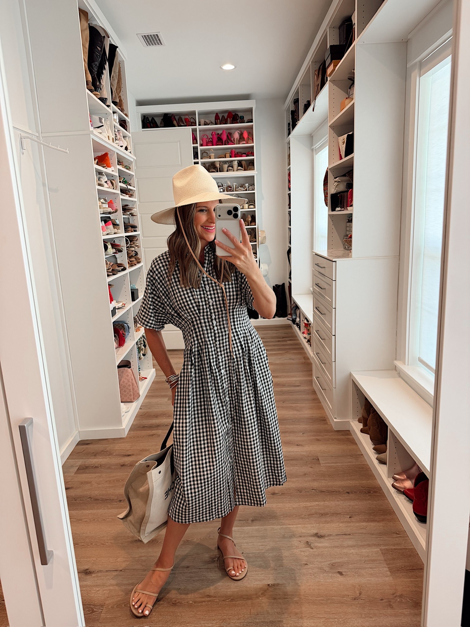 In a small dress, hat, bag, sandals and accessories - fits tts.

#LTKootd #LTKgrwm #LTKSeasonal