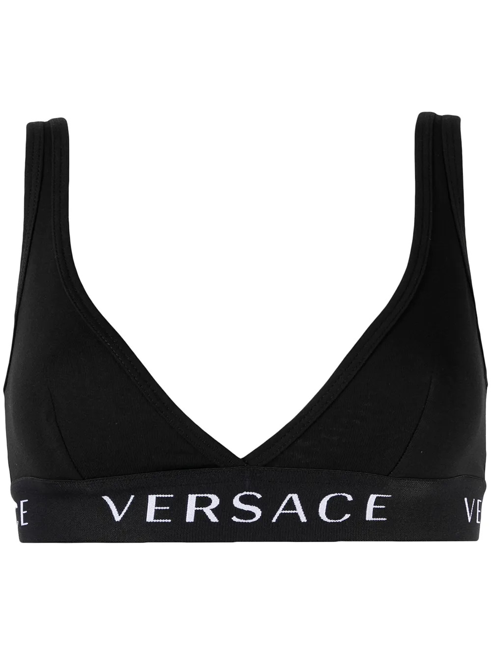 Versace soutien-gorge à Bande Logo - Farfetch | Farfetch Global