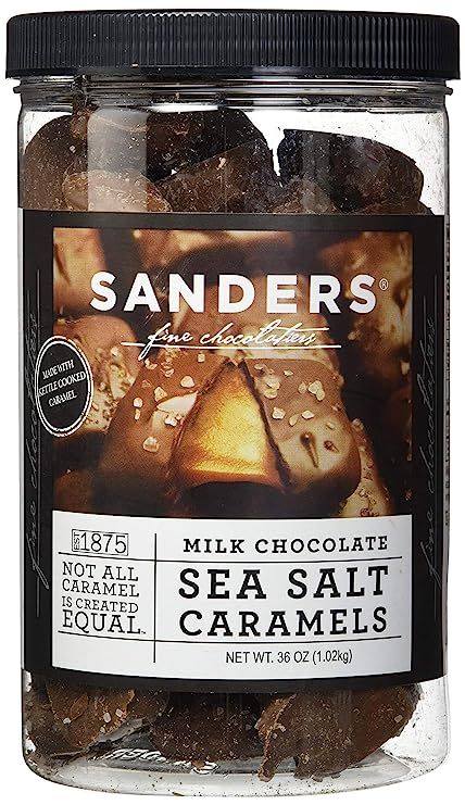 Sanders Milk Chocolate Sea Salt Caramels - 36 Oz. (2.25 lb) | Amazon (US)