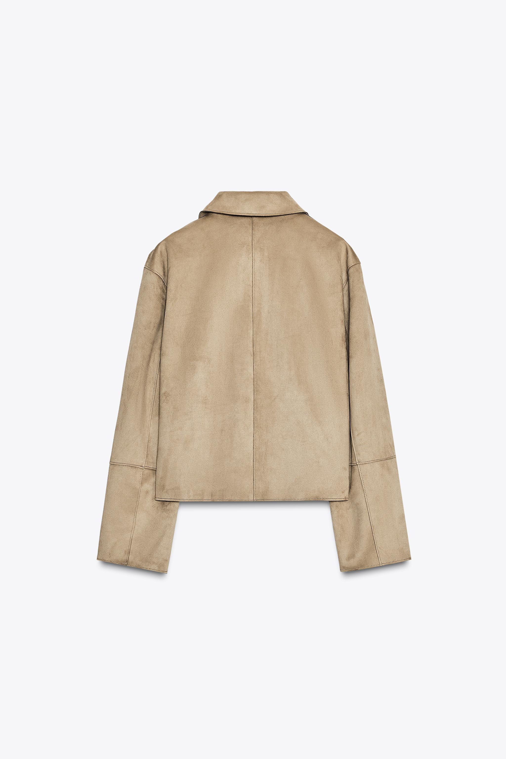 FAUX SUEDE JACKET | Zara AU