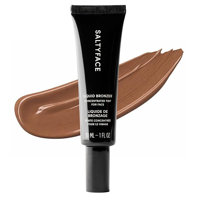 Amazon.com: SALTYFACE - Liquid Bronzer - Concentrated Tint for Face - Universal Shade - Bronzing ... | Amazon (US)