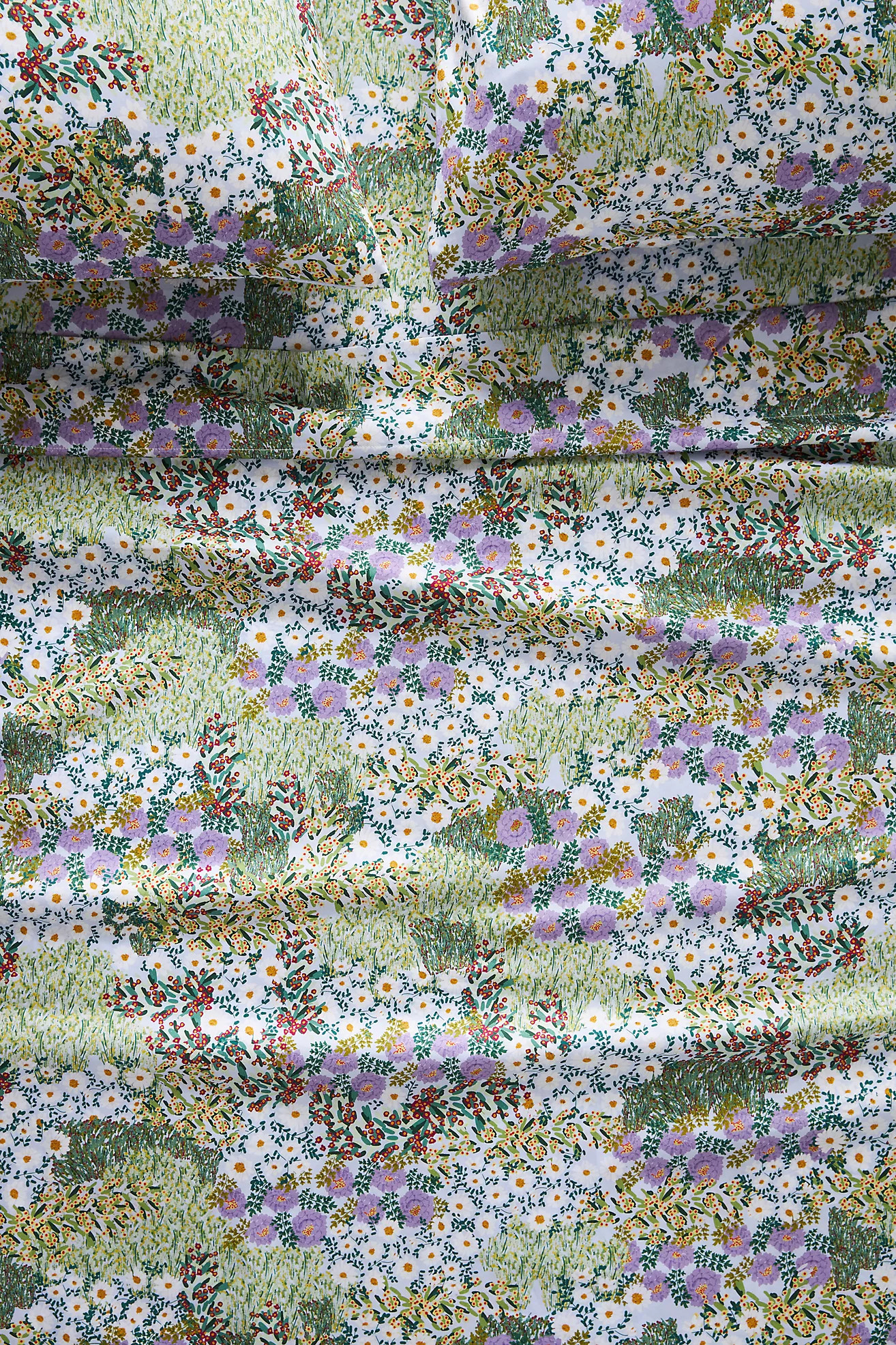 Organic Cotton Sateen Printed Sheet Set | Anthropologie (US)