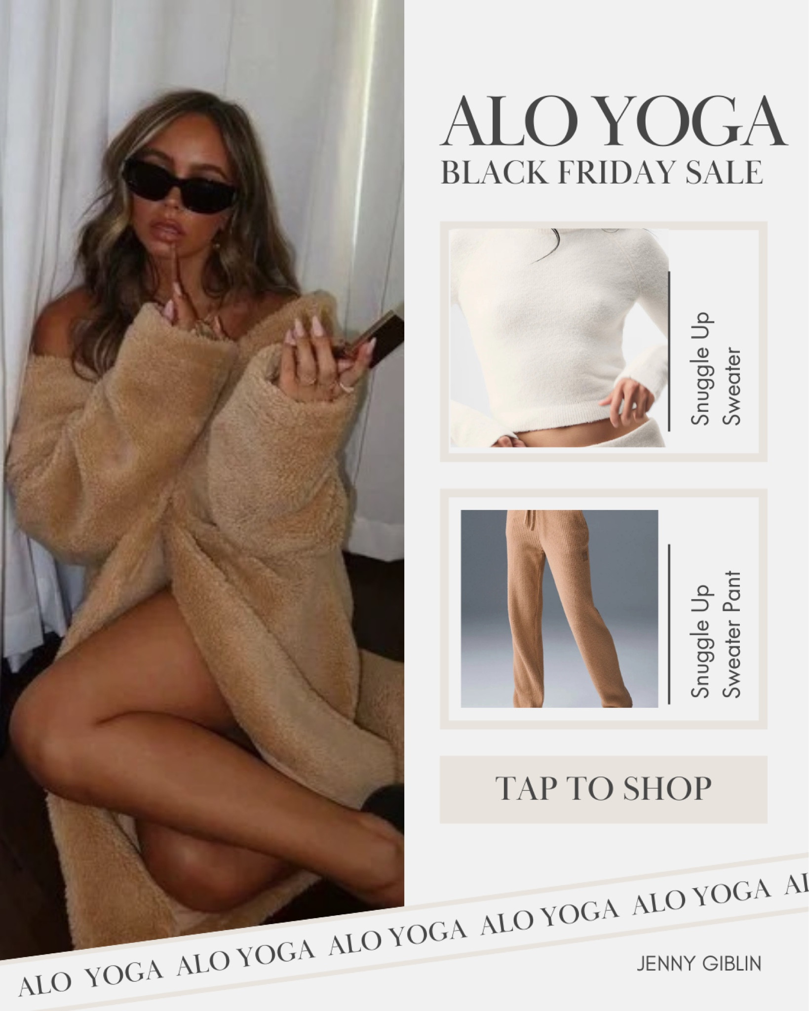 Alo Yoga Black Friday sale!! Everything is 39% off on including my favorite coat & favorite cozy outfit that i want to wear every single day! 🤍

#LTKSeasonal #LTKActive #LTKHoliday