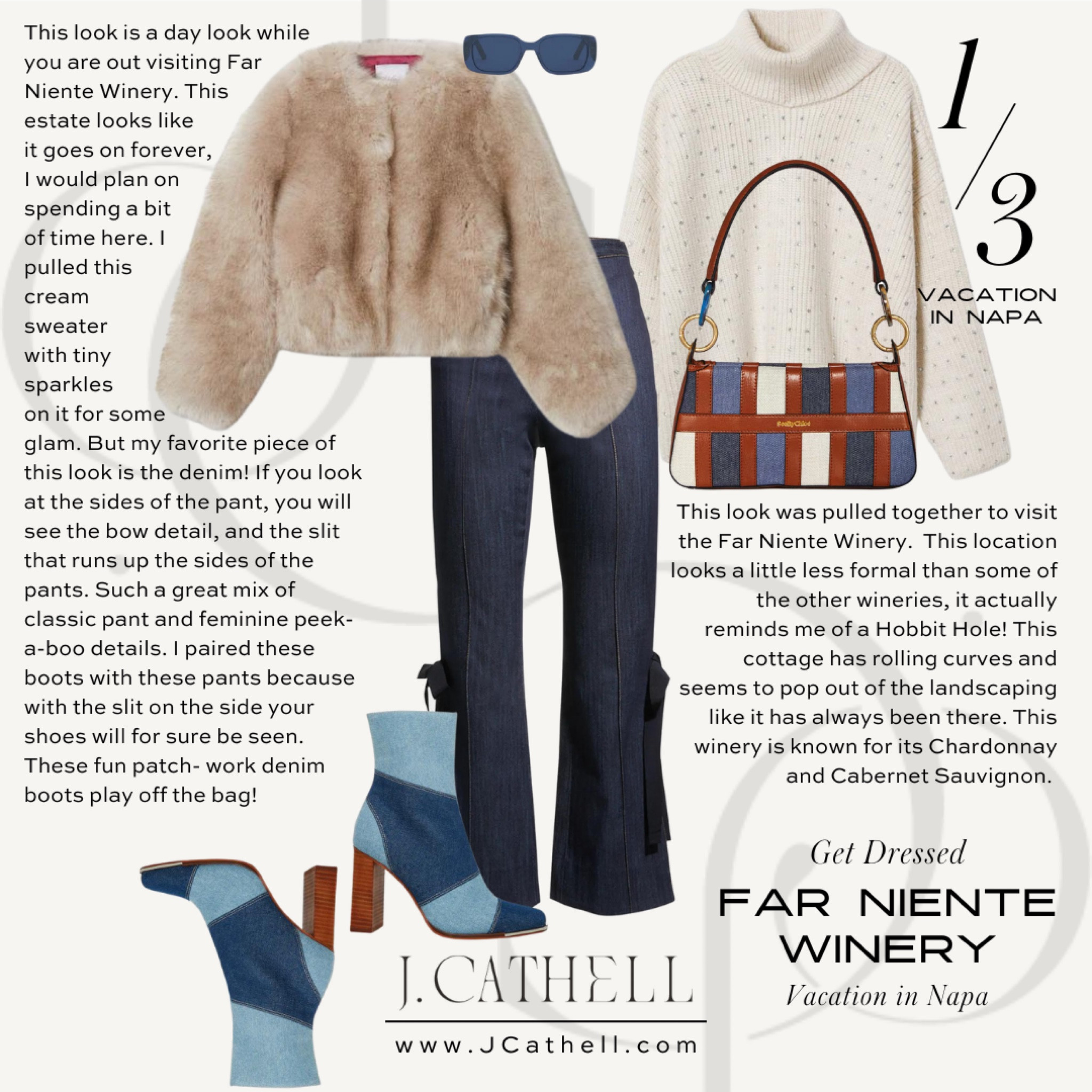 Faux fur boat, with a trendy boot with a denim inspired bag.

#LTKstyletip #LTKshoecrush #LTKSeasonal