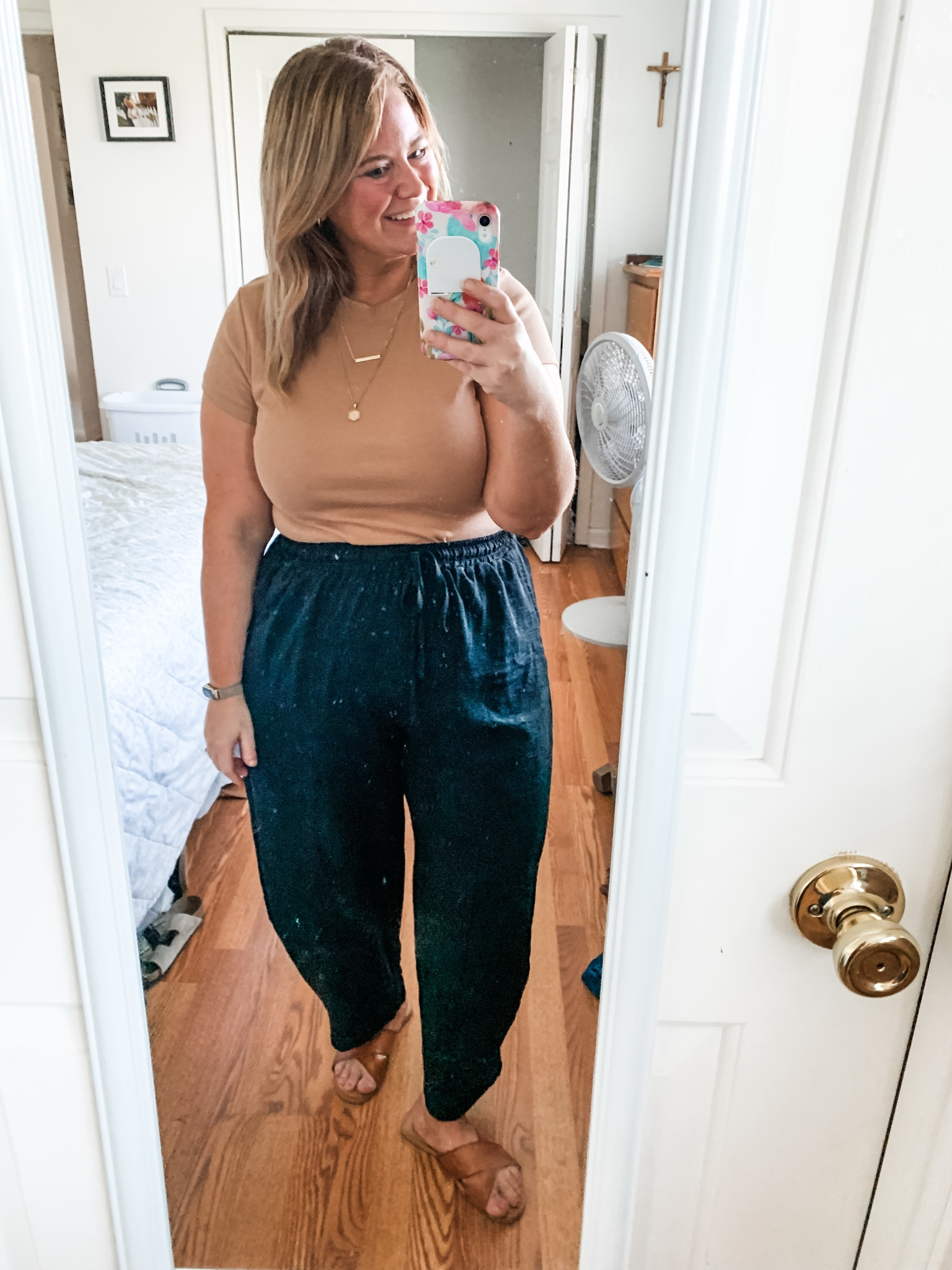 Comfy teacher outfit!  These pants from Amazon are petite friendly and easy to dress up but feel like sweatpants.  I have this tee from Target in multiple colors and is a great basic.  Wearing an XL in tee and pants  

#LTKSeasonal #LTKMidsize #LTKWorkwear