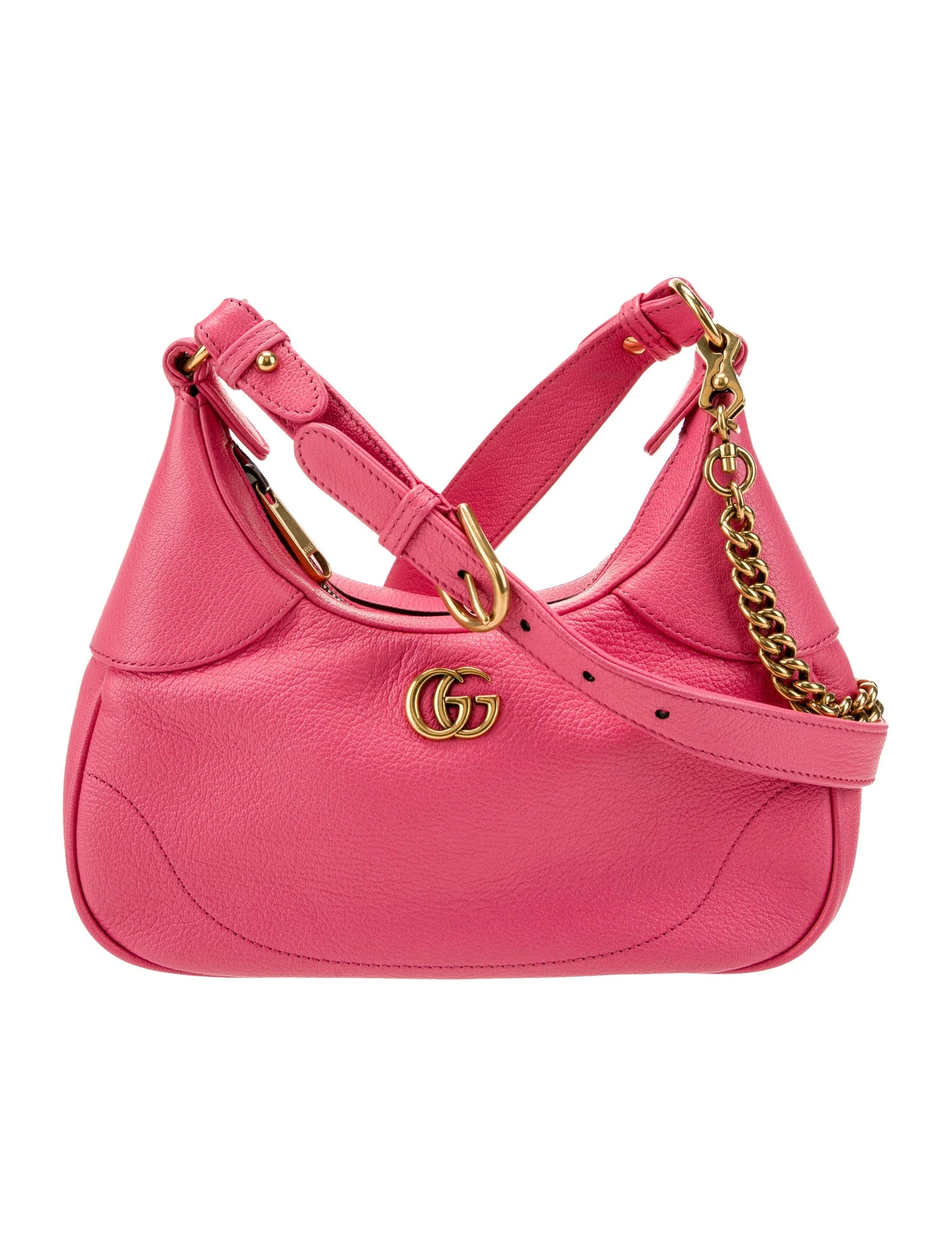 Gucci Leather Shoulder Bag Small - Pink Shoulder Bags, Handbags - GUC1659272 | The RealReal | The RealReal