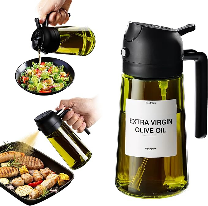 TrendPlain - Original 16oz/470ml Olive Oil Dispenser Bottle for Kitchen Gadgets and Air Fryer Acc... | Amazon (US)