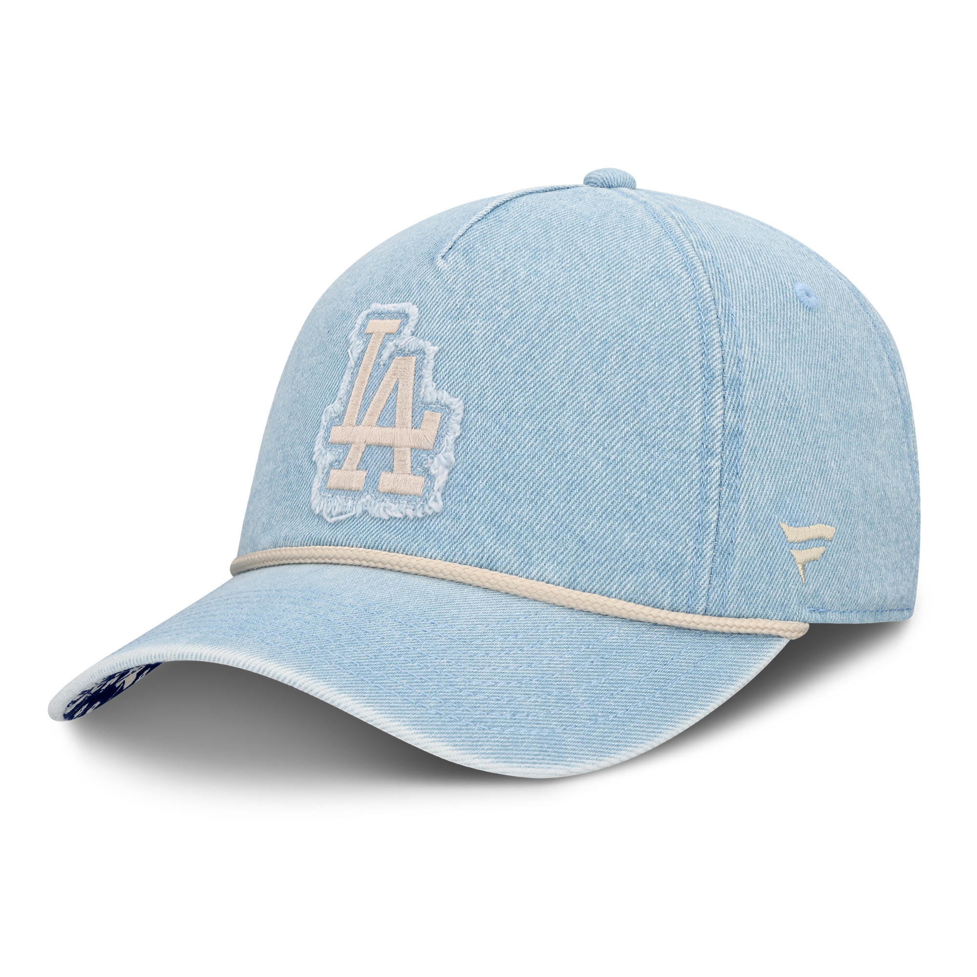 Women's Fanatics  Denim Los Angeles Dodgers Roped Adjustable Hat | Fanatics