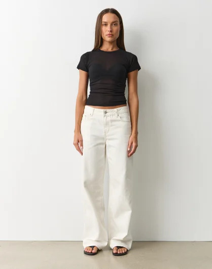 Mid Rise Wide Leg Jean | Glassons (Australia)