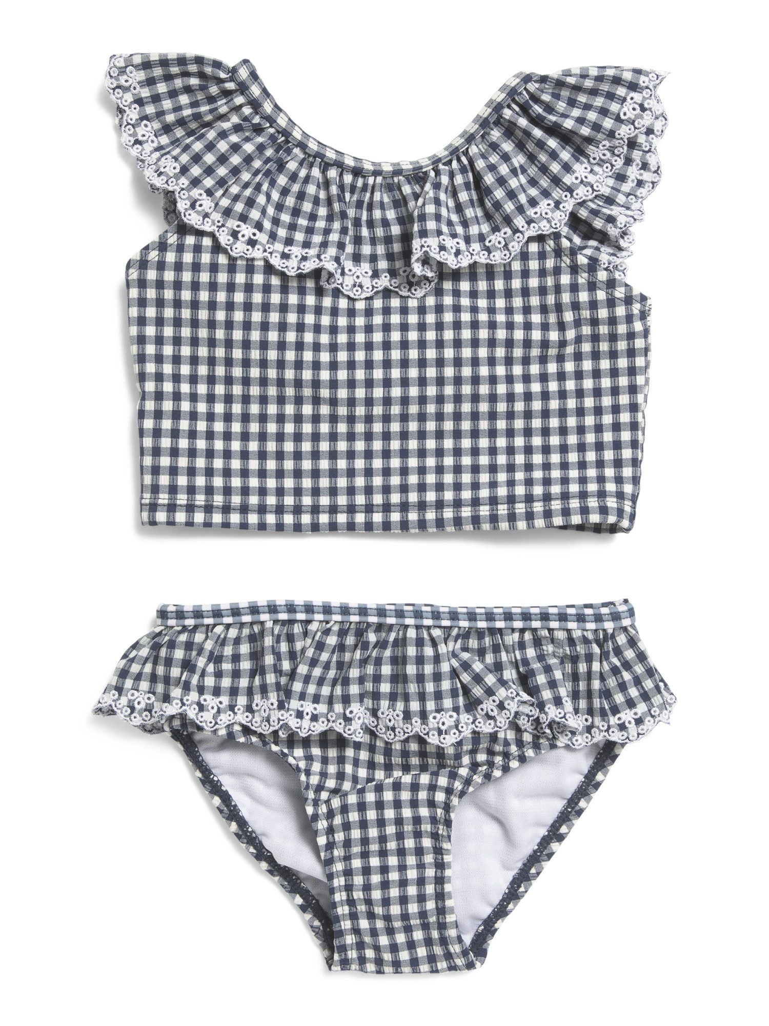 Toddler Girls 2pc Gingham Swimsuit | TJ Maxx
