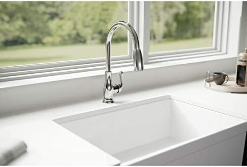 Elkay LKEC2041CR Explore Single Hole Kitchen Faucet with Pull-down Spray and Forward Only Lever Hand | Amazon (US)