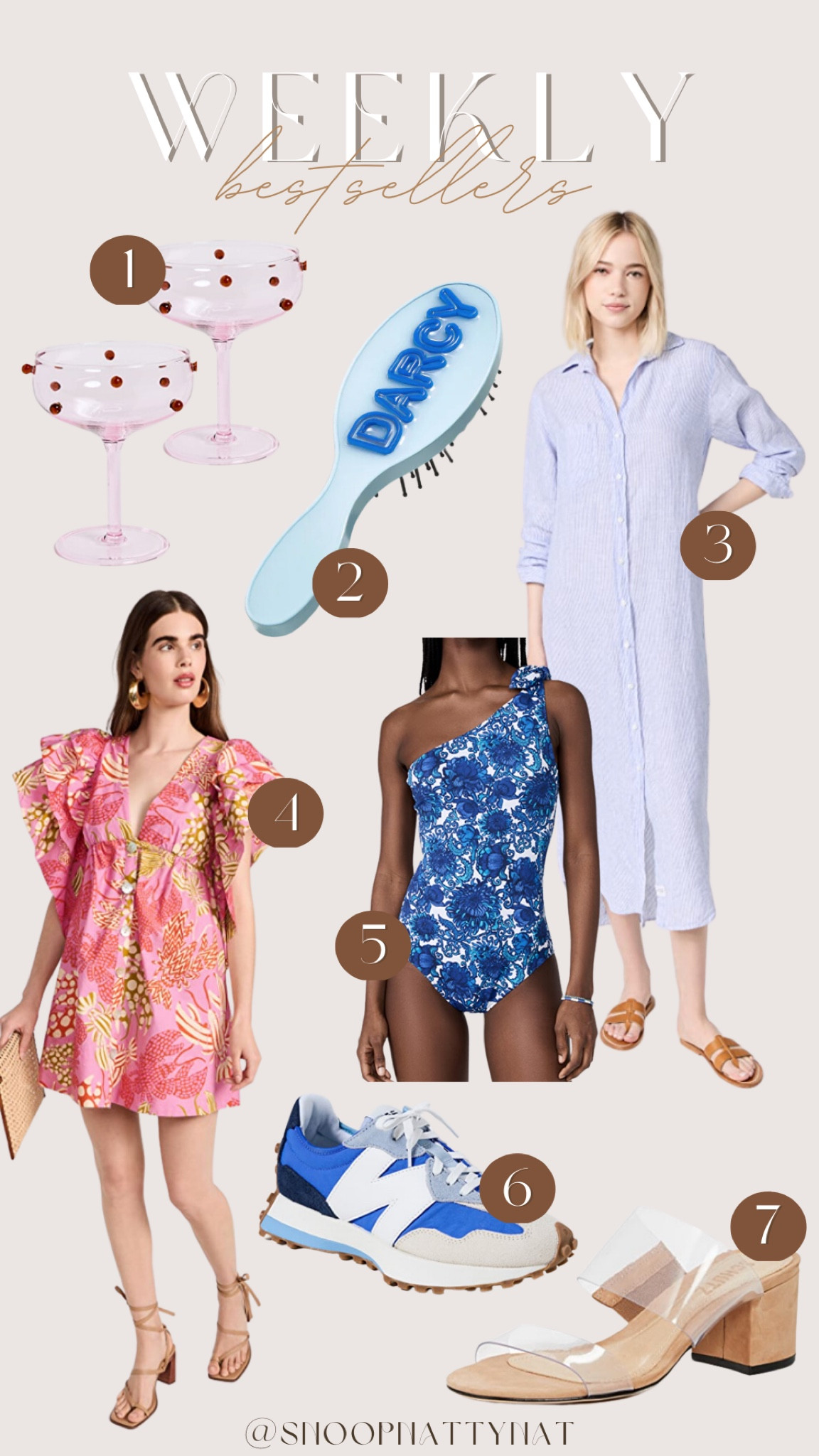 Weekly best sellers - bauble bar - gifts for her - summer dresses - home decor - coupe glasses - new balance - clear heels - swim suit 

#LTKstyletip #LTKtravel #LTKswim