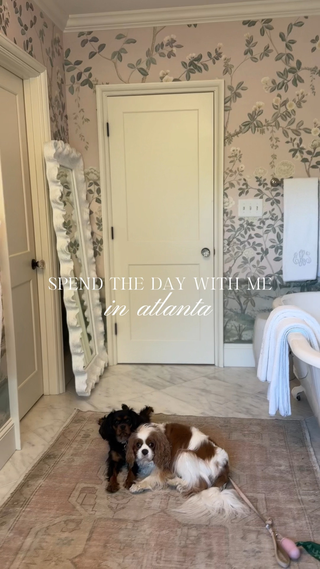 Spend the day with me in Atlanta! This bow shirt went easily from school party to work meetings to dinner. And it’s only $60. I’m in a small. Here’s everything else I wore and used today too, like my favorite latte mug, my purse bowl, the prettiest blue and white paper tablecloth and Easter party supplies. 