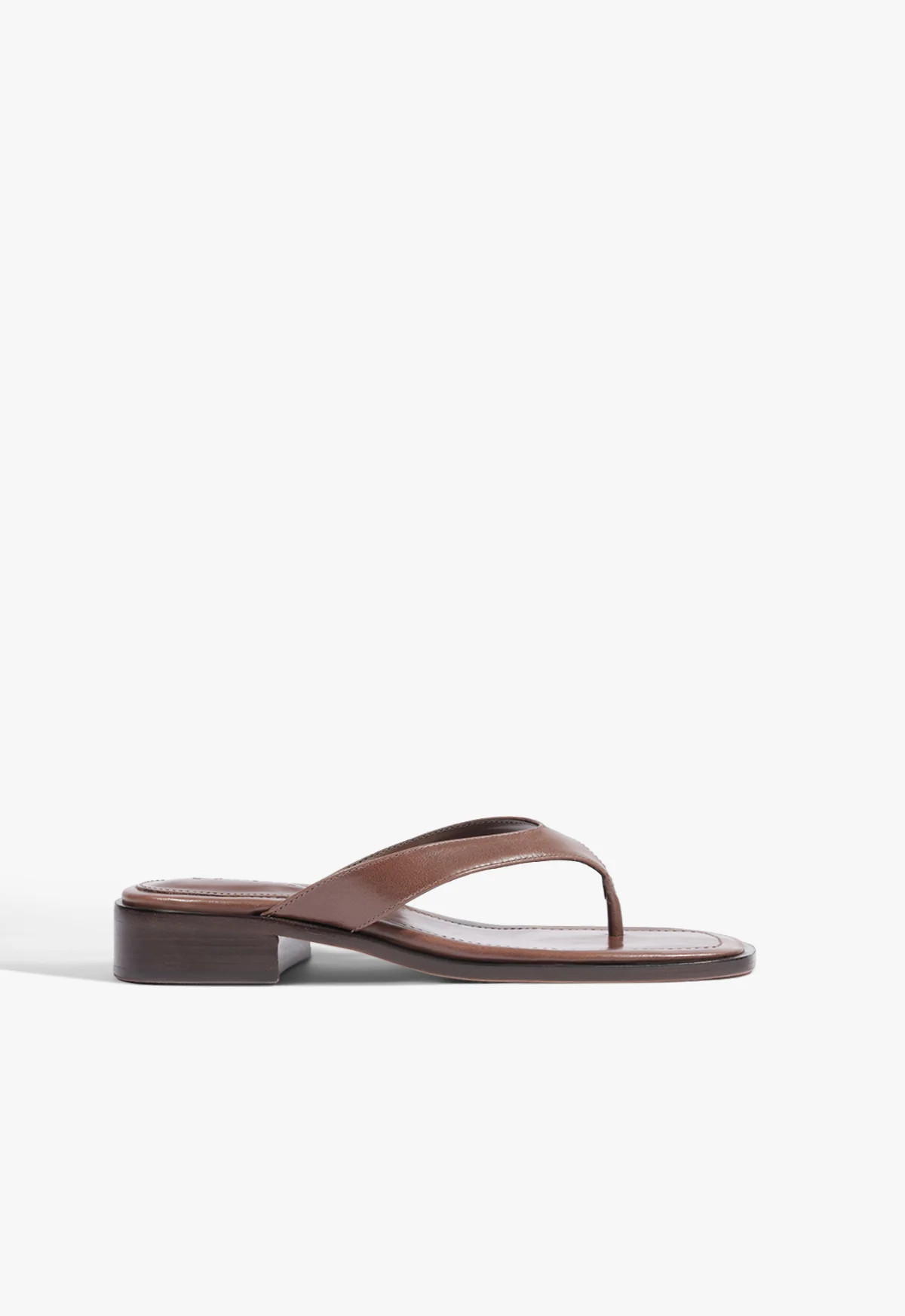 Arya Root Brown Low Block Sandal | Schutz (US)