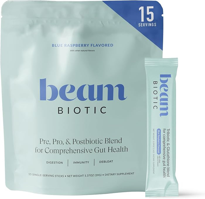 BEAM Biotic Probiotics for Women \u2013 Gut Health & Digestive Health Powder with Pre, Pro & Post... | Amazon (US)